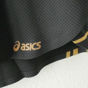 Asics Womens Top Impact Line Split Shorts Sz L NWT